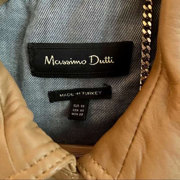 Massimo Dutti Leather Jacket - Picture 4 of 5